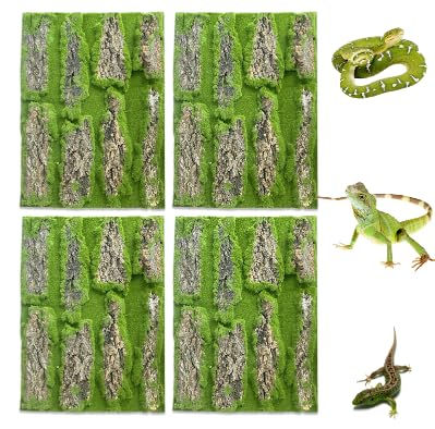 kathson Reptile Terrarium Cork BackgroundBearded Dragon Tank Backdrop Wall Decor