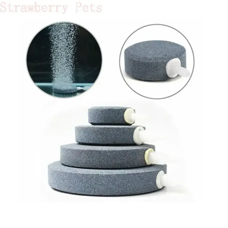 Thumbnail: 1PCS 40/50/60/70/80/100mm Bubble Stone Aerator for Aquarium Fish Tank Pump Hydr