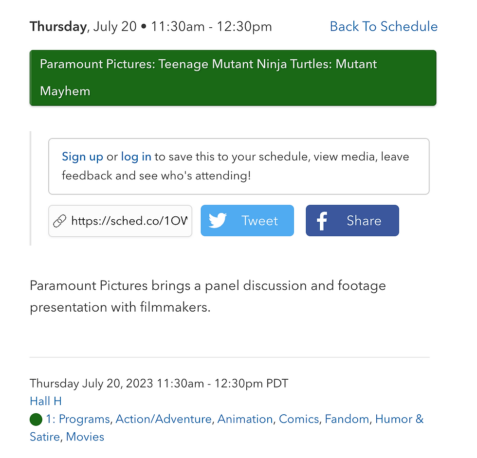 Ninja Turtles Mutant Mayhem Panel at Comic Con!