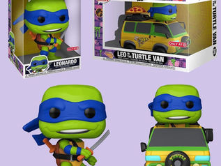 Target Exclusive TMNT Mutant Mayhem Funko Pop! Figure Revealed: Leonardo Drives the Turtle Van!