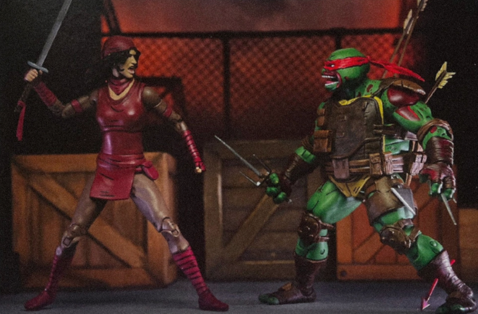 Neca Last Ronin Karai Raphael 2-Pack Action Figure Set