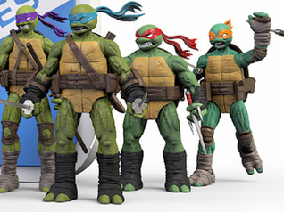 The Loyal Subjects Expand TMNT BST AXN Line with IDW Comics Figures