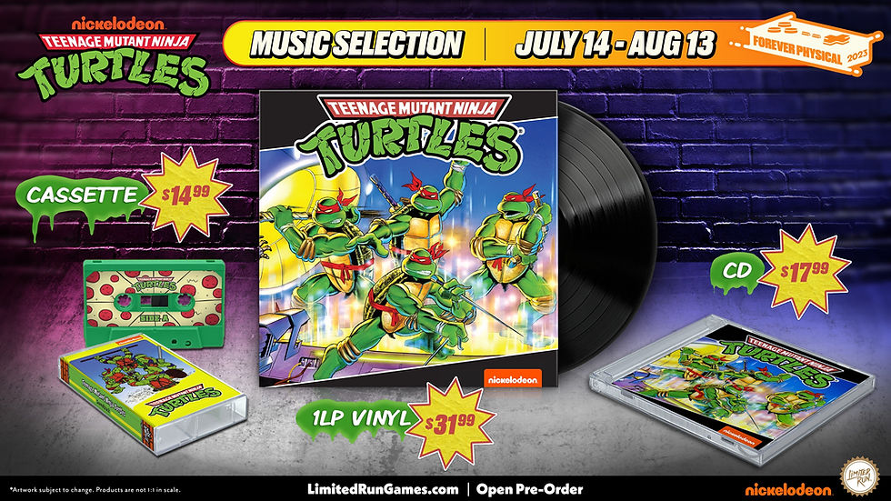 Limited Run Games Releases TMNT Video Game Soundtrack Collection