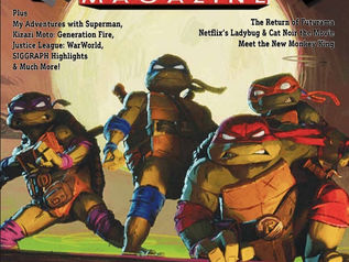 TMNT Mutant Mayhem On The Cover of Animation Magazine!