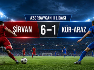 II Liqada 16 qolluq start: “Şirvan” mövsümə 6:1 hesablı qələbə ilə başladı