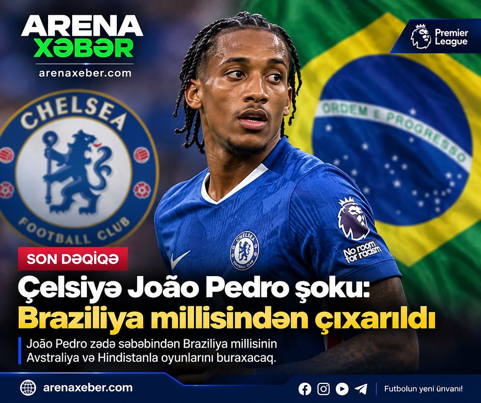 Çelsinin braziliyalı hücumçusu João Pedro