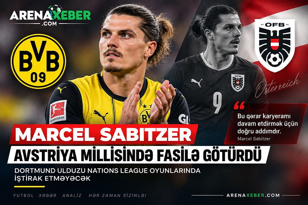 Borussia Dortmund və Avstriya millisinin futbolçusu Marcel Sabitzer