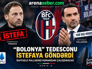 “Bolonya” Domeniko Tedeskonu istefaya göndərdi Raffaele Palladino baş məşqçi olur