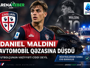 Daniel Maldini avtomobil qəzasından sonra xəstəxanaya aparıldı