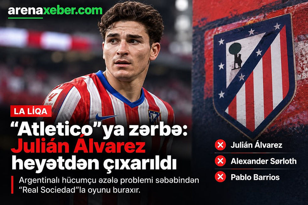 Atletico Madrid hücumçusu Julián Álvarez