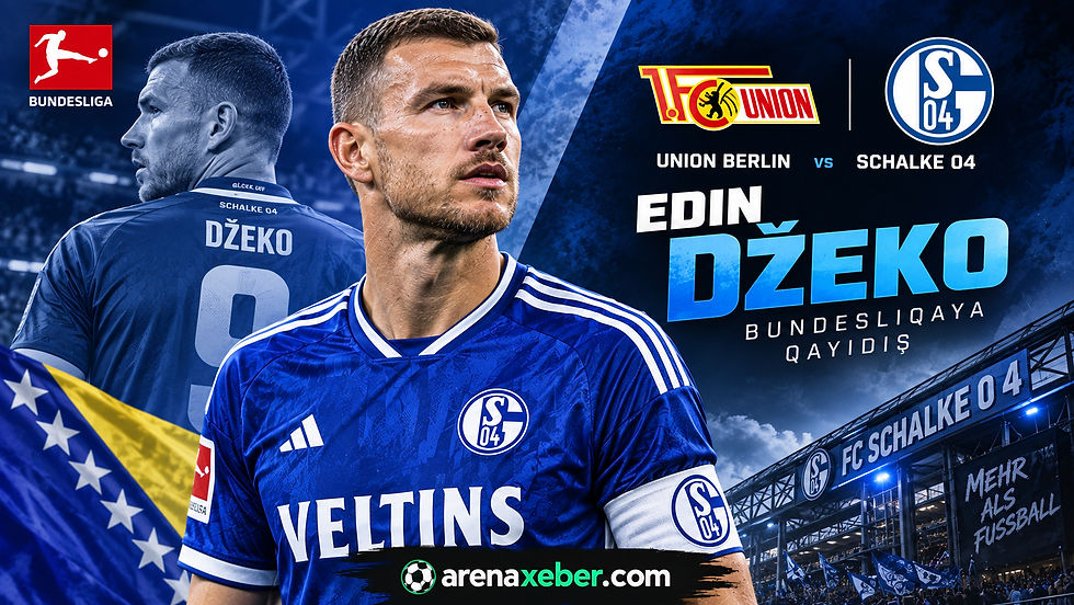 Edin Džeko Şalke forması ilə