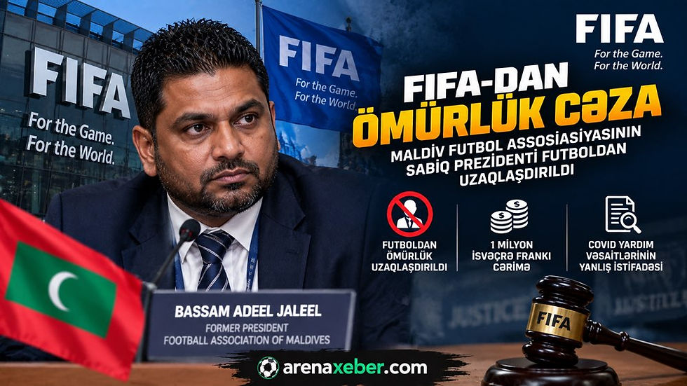 FIFA və Bassam Adeel Jaleelə verilən ömürlük cəza.