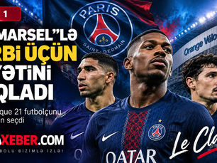 PSJ “Marsel”lə “Le Classique” üçün 21 futbolçuluq heyətini açıqladı