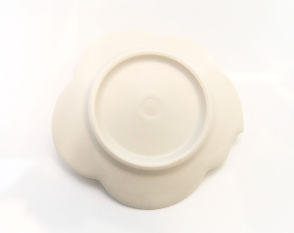 Thumbnail: 雲豆皿 白