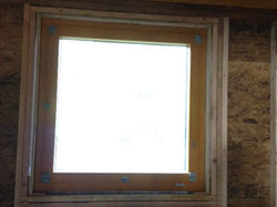 Northern kitchen window from inside