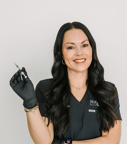 Photo of Kathy Doores, Owner & Founder of Elizabeth Grace Aesthetics, a York, PA based medical spa specializing in aesthetic treatments like botox, filler, & microneeding.