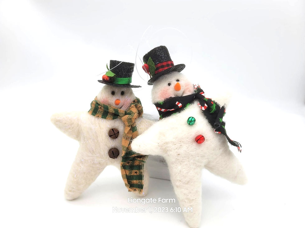 Star Snowman PDF Template