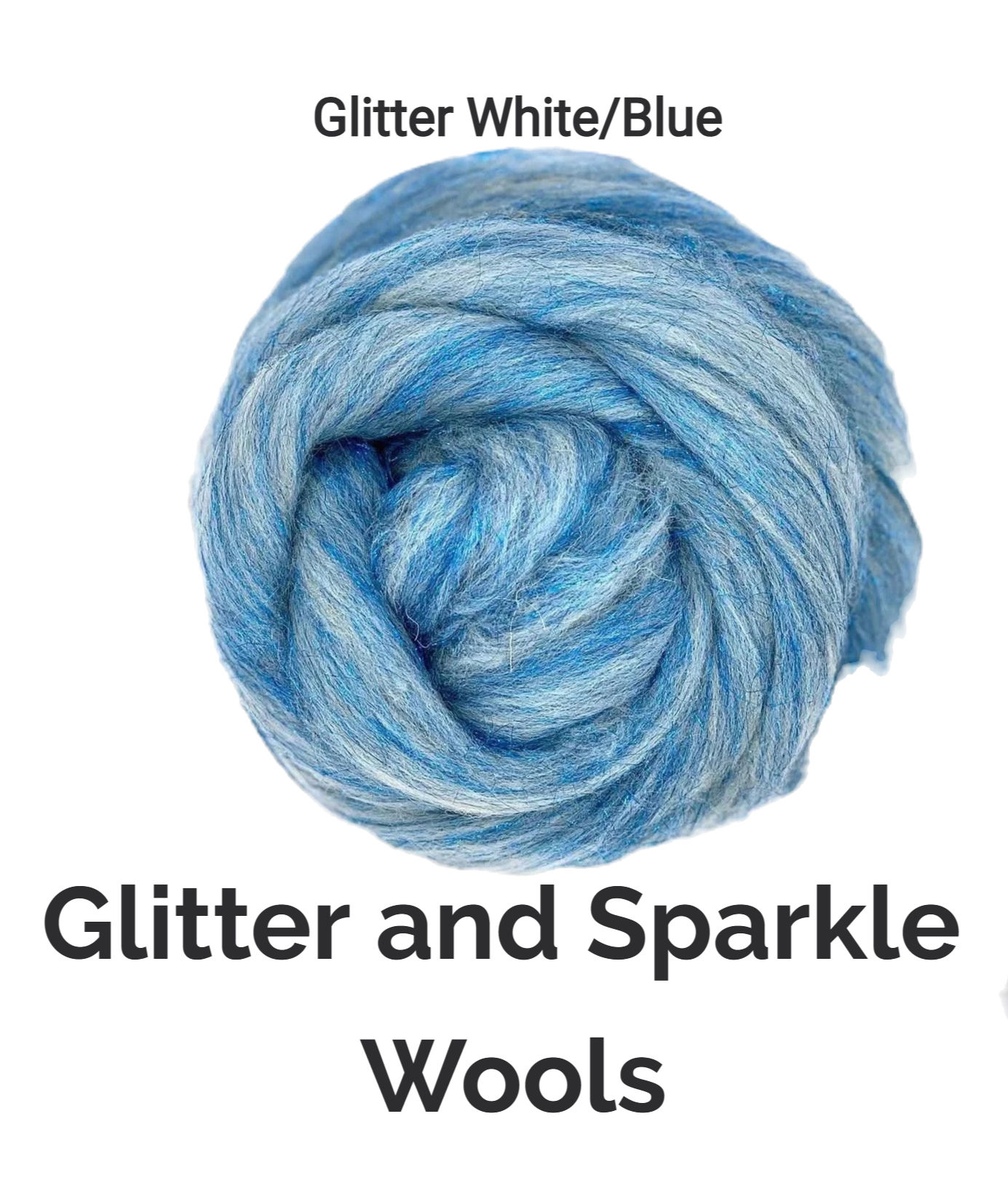 Glitter and Sparkle Wool  Commercial Blends