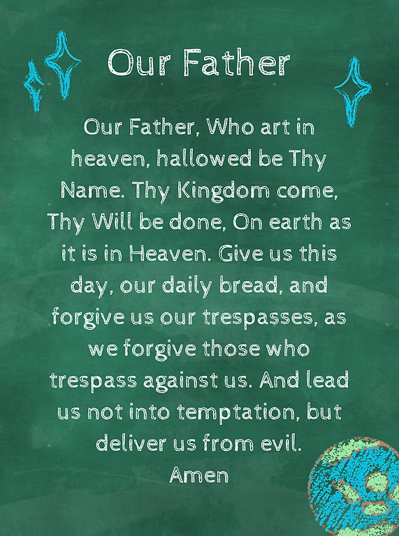 The Our Father - Chalk