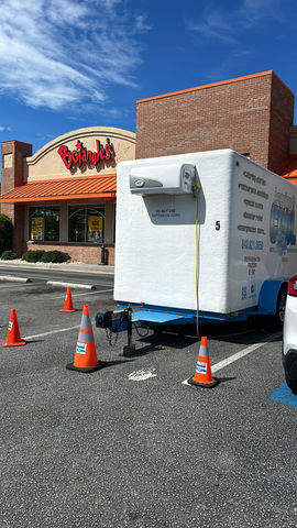 long term mobile freezer trailer