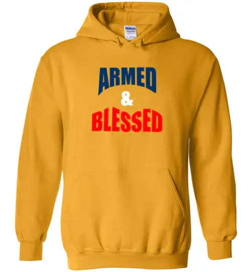 Thumbnail: Armed and Blessed Hoodies