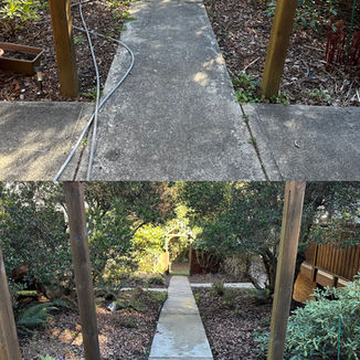 Before and After Power Wash