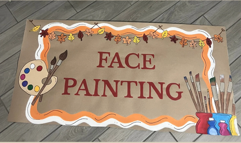 Golden Pearl Designs and Events hand painted banners, Sealy Texas