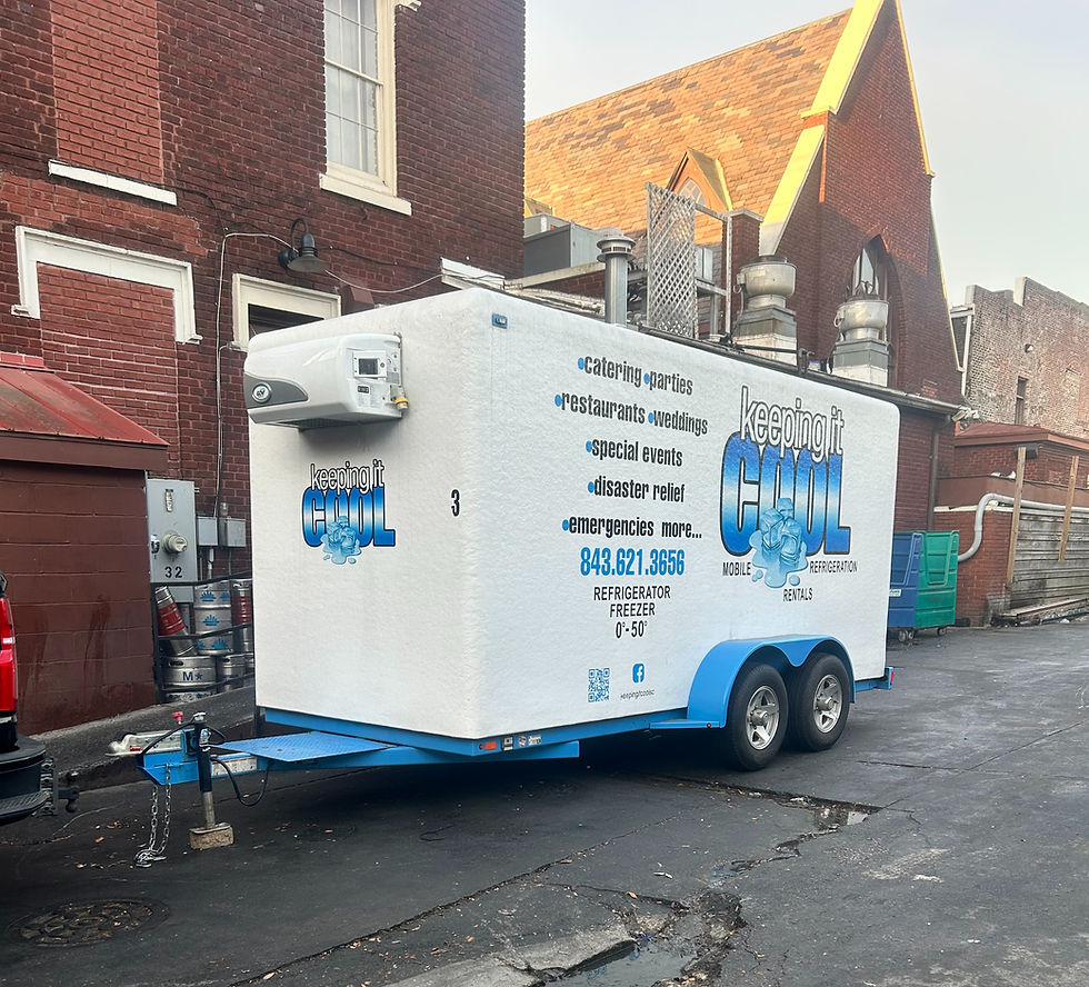 Emergency Refrigeration Trailer Rental in Charleston, SC