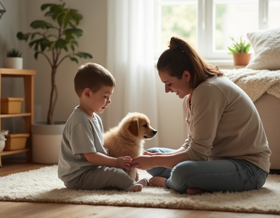 Puppy integration for neurodivergent households in Northwest Indiana