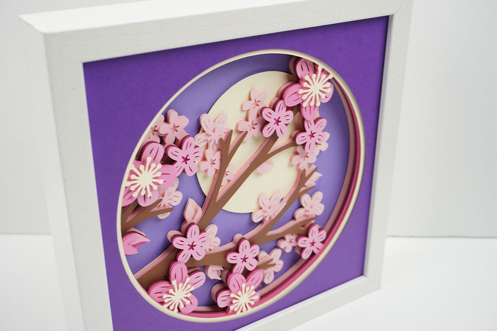 Thumbnail: Cherry Blossoms 3D Shadow Box