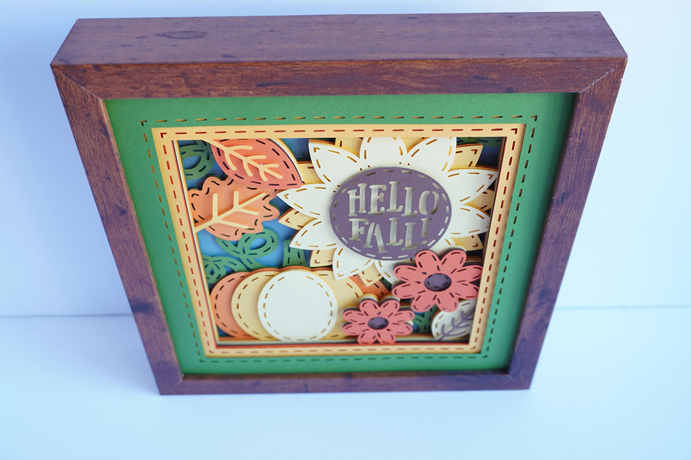 Thumbnail: Hello Fall, 3D Shadow Box