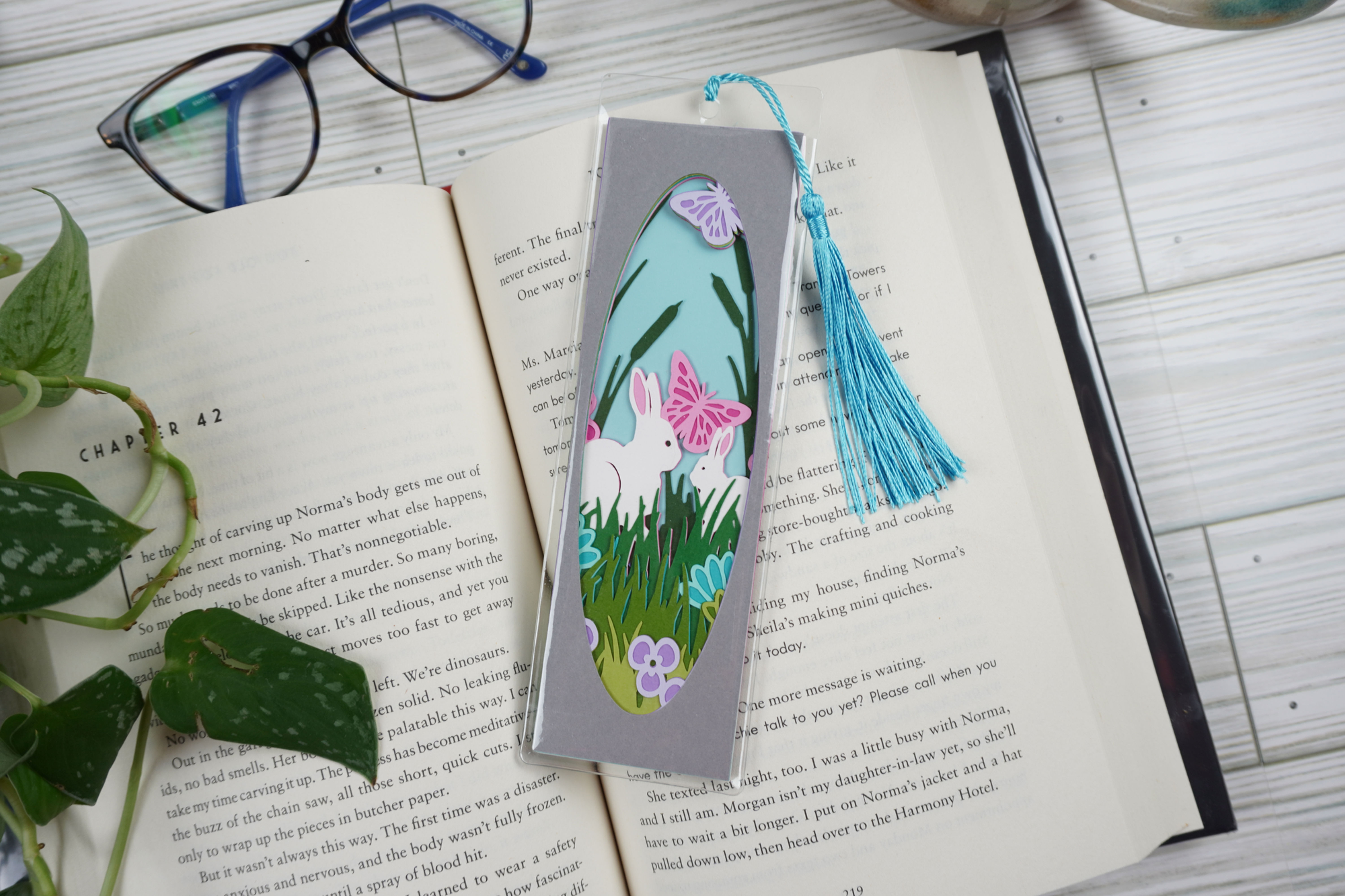 Spring Bunnies Bookmark