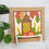Thumbnail: Fall Lantern Mini, Layered, Handcrafted Card, 5 x 5