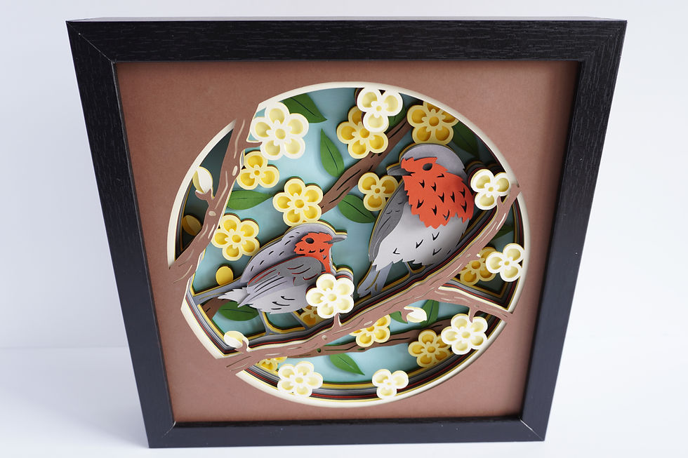 Thumbnail: Robins 3D Shadow Box