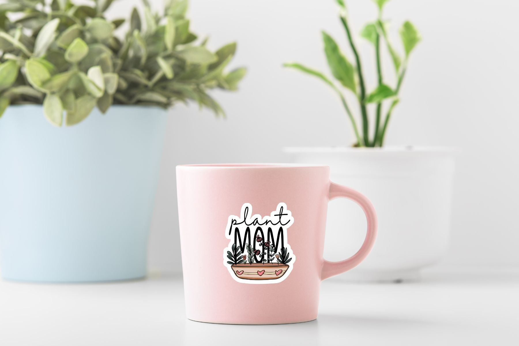 Plant Mom Sticker, 3"