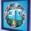 Thumbnail: Black framed 3D shadow box of a vintage camper