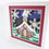 Thumbnail: White framed 3d shadow box of a Christmas church