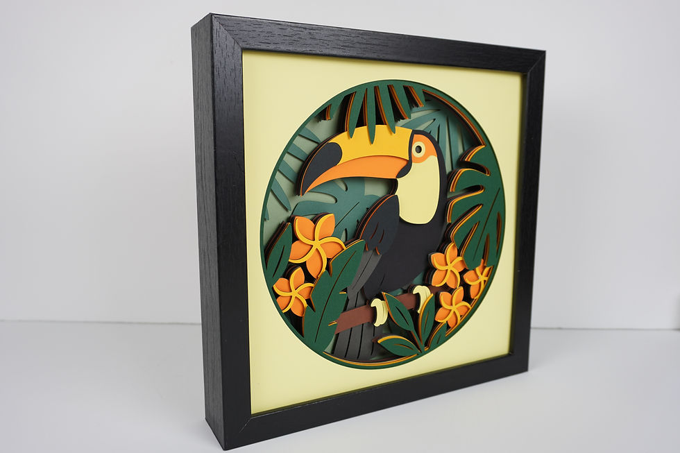 Thumbnail: Toucan 3D Shadow Box