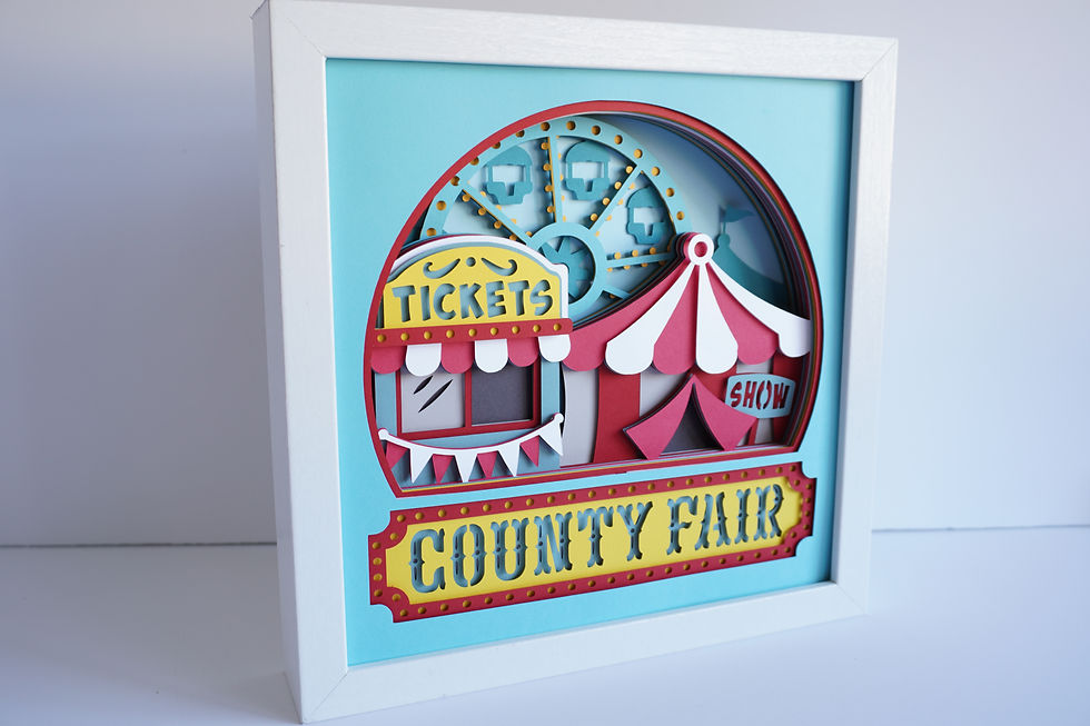 Thumbnail: County Fair 3D Shadow Box