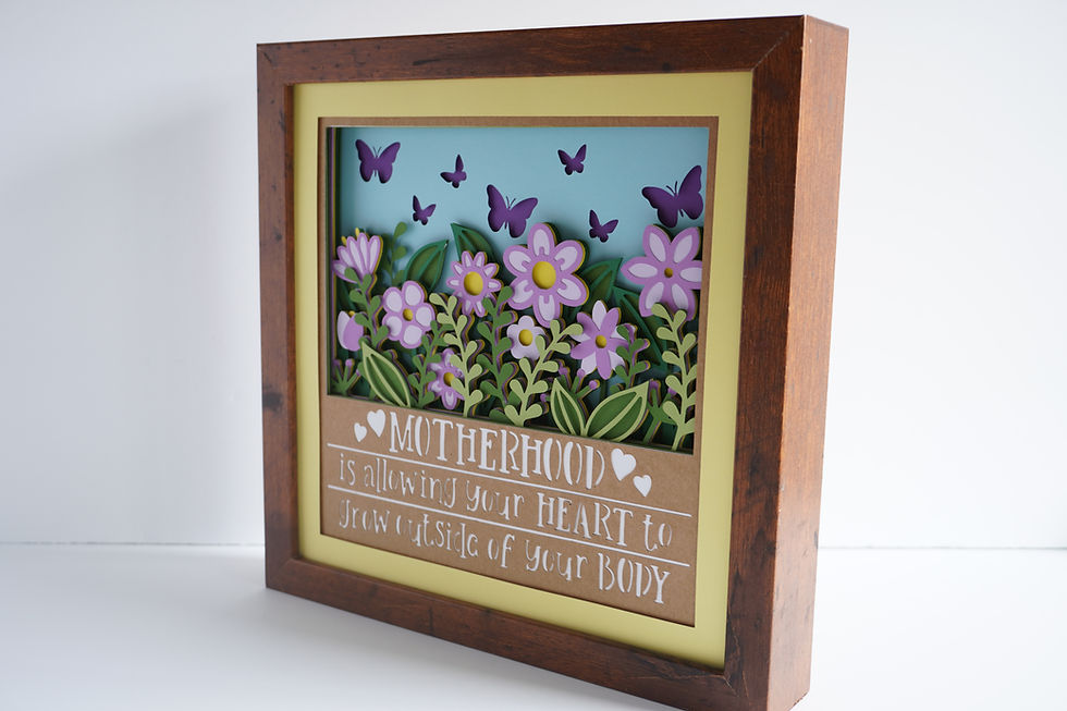 Thumbnail: Motherhood, Mother's Day, Print 3D Shadow Box