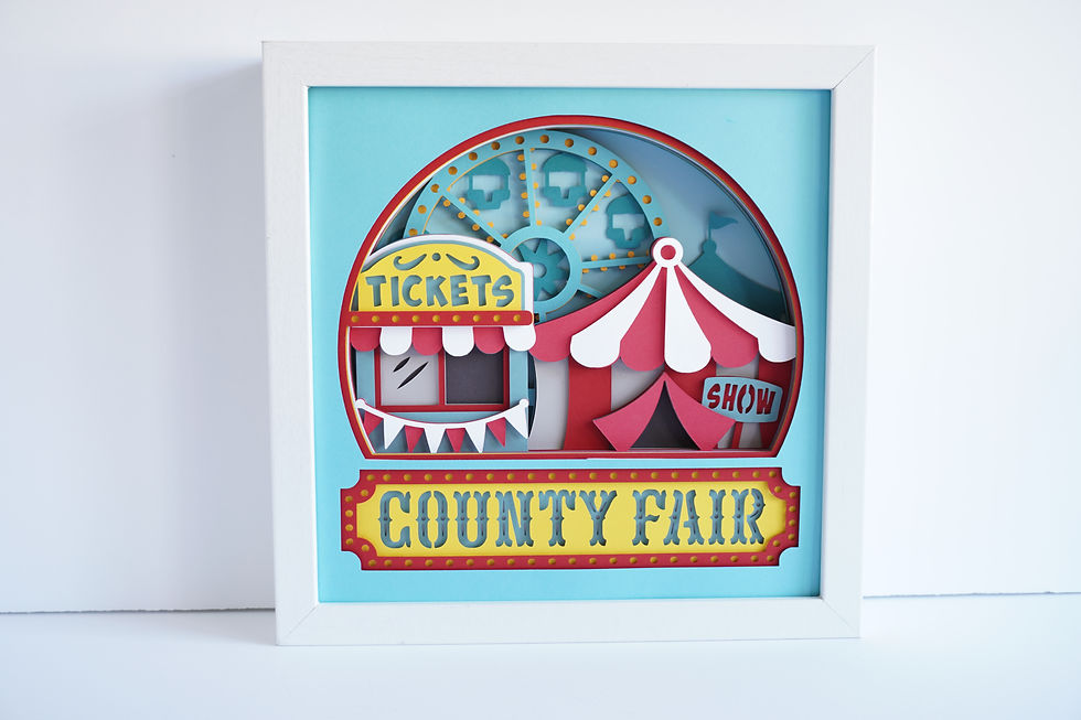 Thumbnail: County Fair 3D Shadow Box
