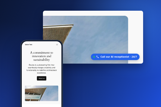 AI Receptionist - Phone & Chat banner