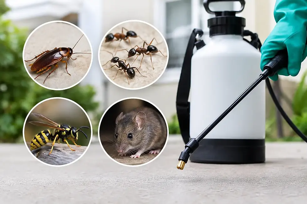 Pest Control for Roaches, Ants, Wasps and Rodents