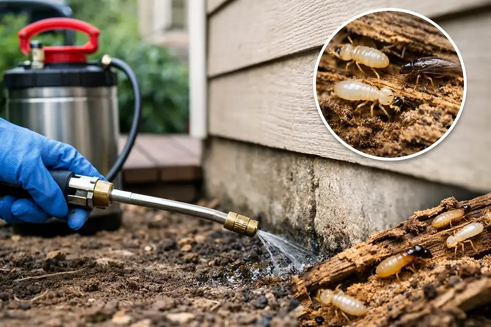 Termite Treatment After Inspection Example