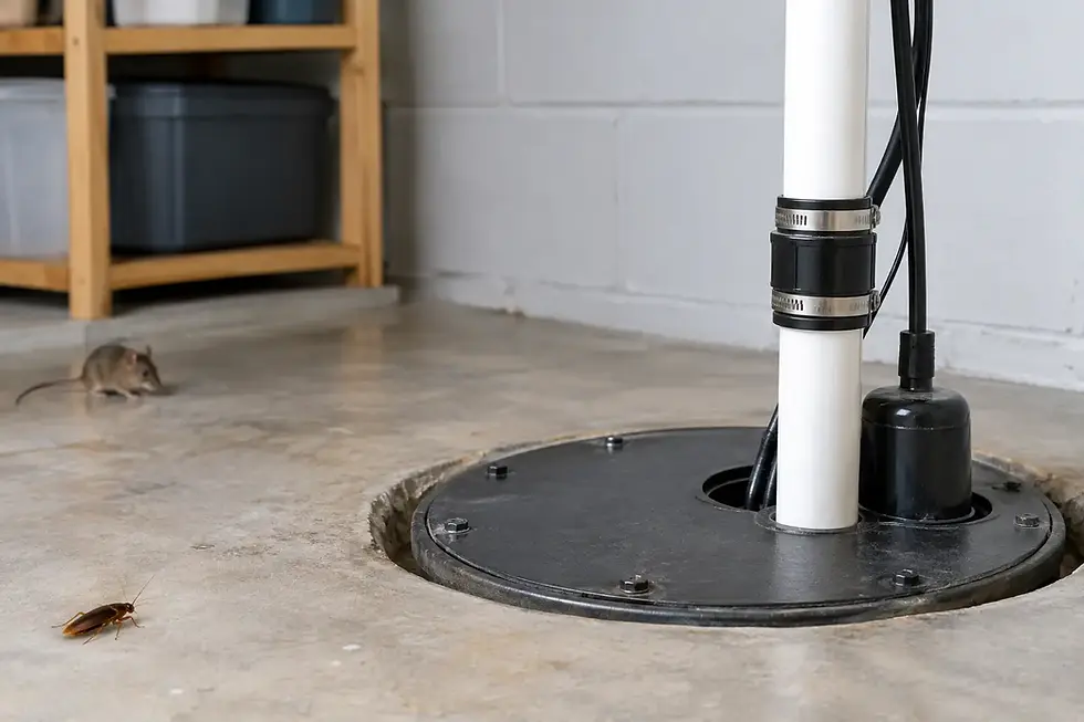 Why a Sump Pump Prevents Pest Problems Indoors