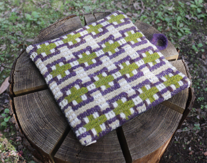 手つむぎウールのなべしき03