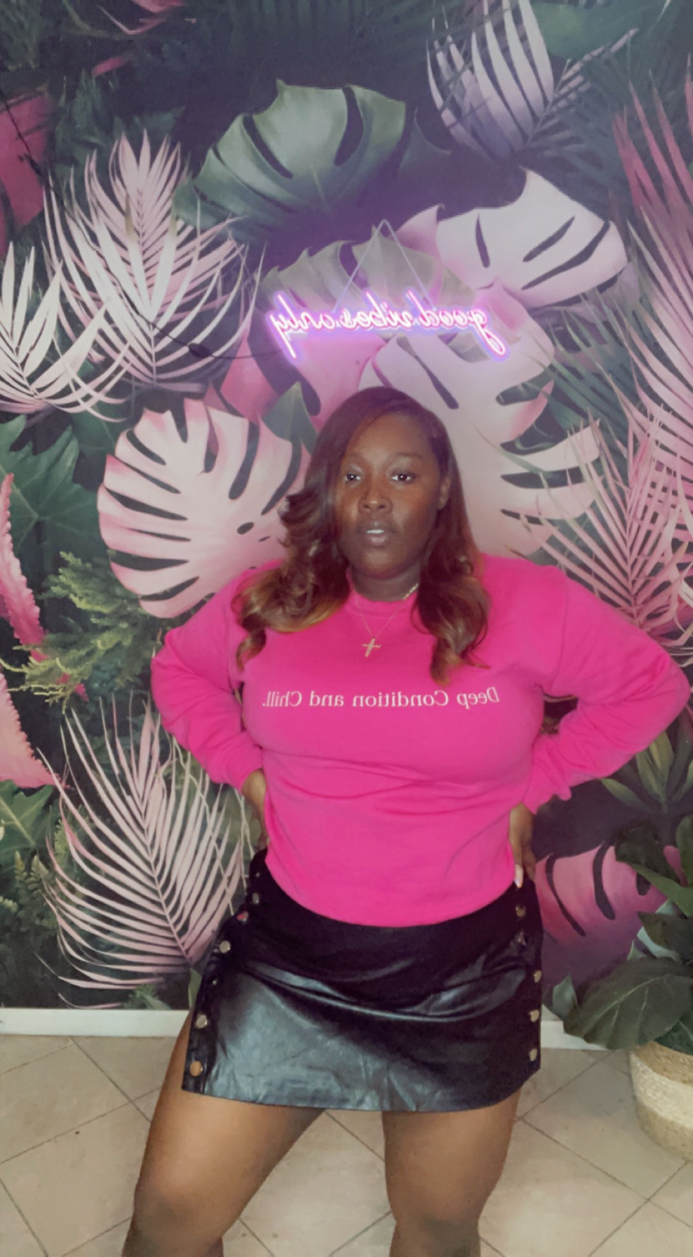 Thumbnail: Deep Condition And Chill Unisex Pink
