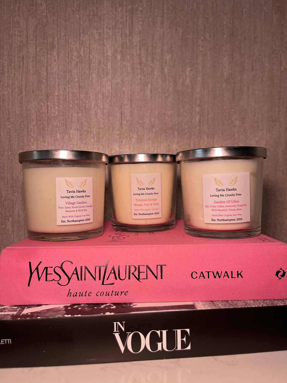 Thumbnail: Tavia Hawks. Large 100% Soy Fragranced Handmade Candles