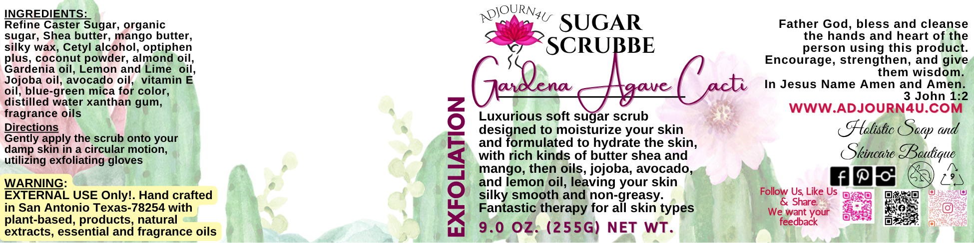 Gardenia-Agave Cacti