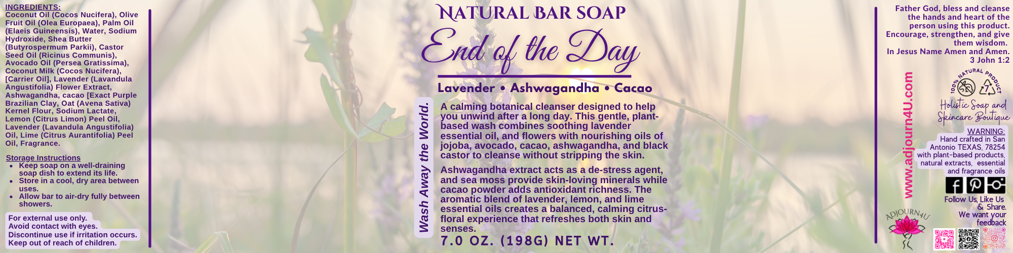 End of Day Bar Soap